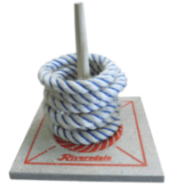 Top score quoits set, larger size quoits