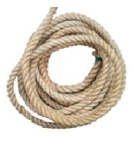 Sisal, 3 strand rope, natural fiber, 6 x 40mm sizes, up to 250m lengths available